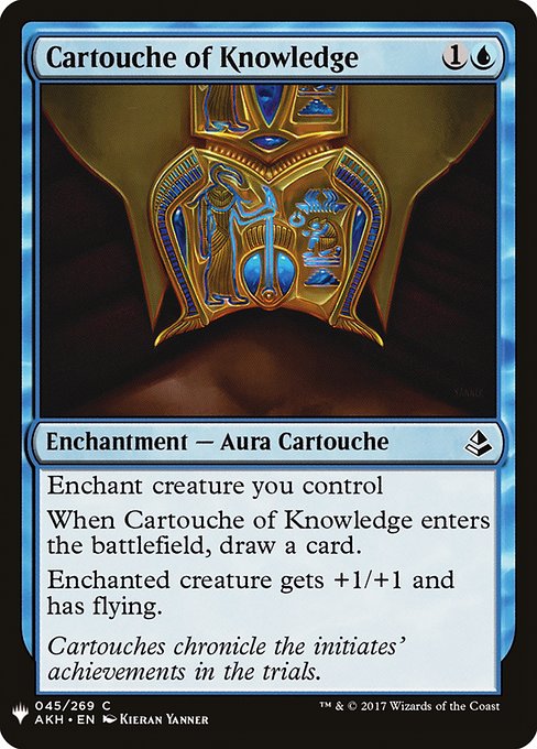 Cartouche of Knowledge [Mystery Booster #0309] (AKH-C)