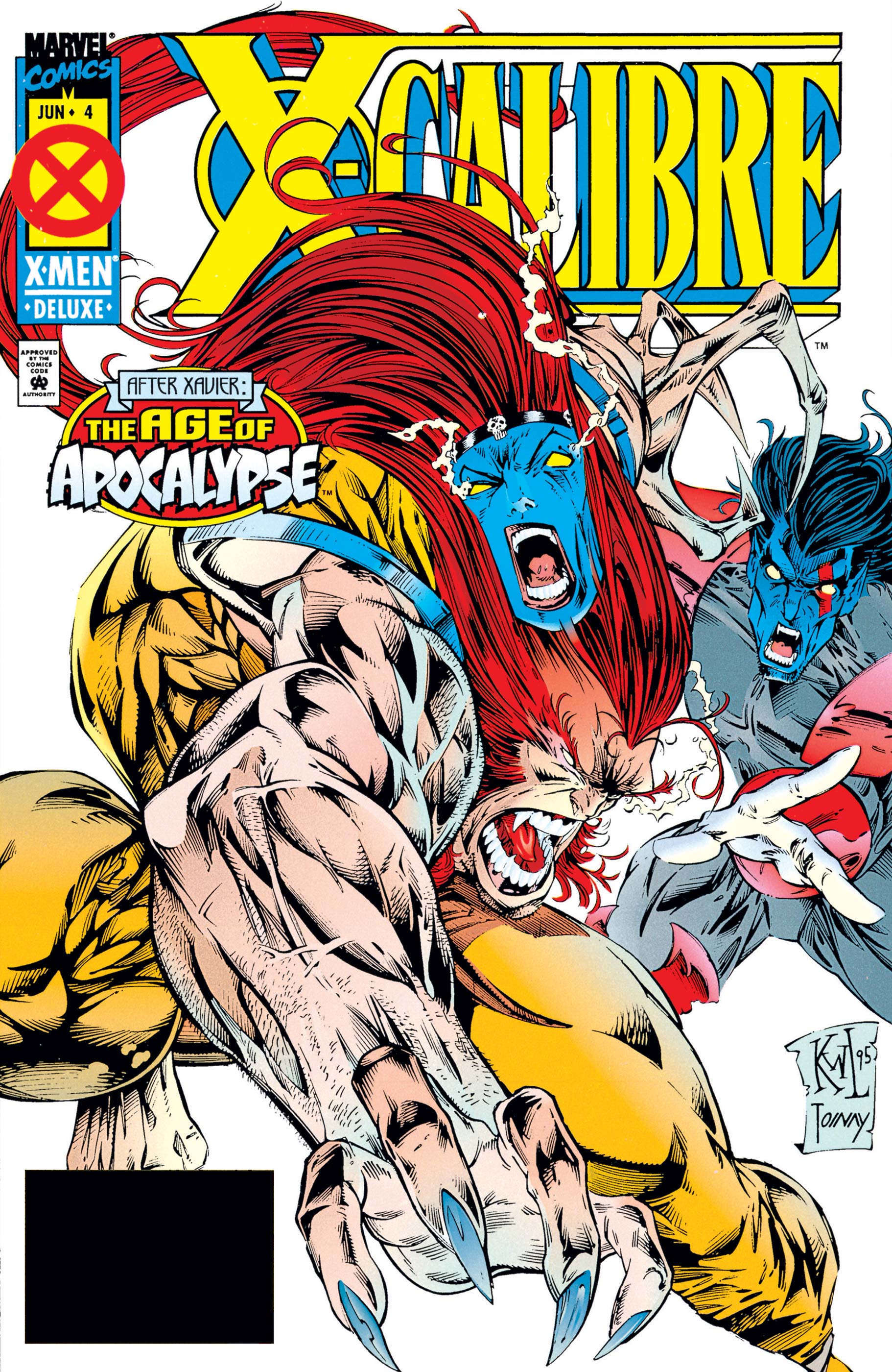 X-Calibre (1995 Series) #1-4 (9.4) Complete Run