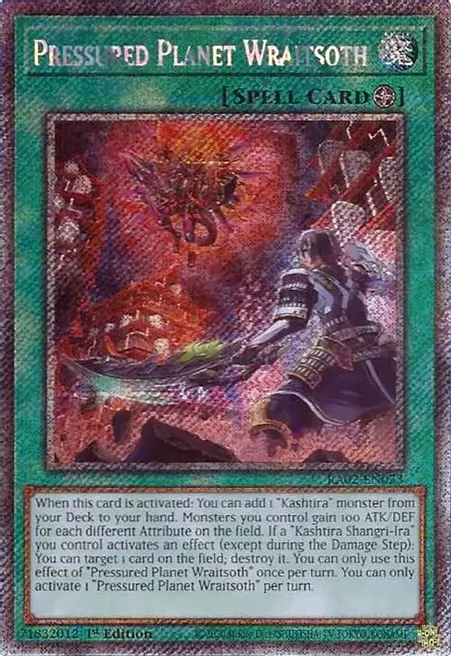 Pressured Planet Wraitsoth (RA02-EN073) Platinum Secret Rare - Near Mint 1st Edition