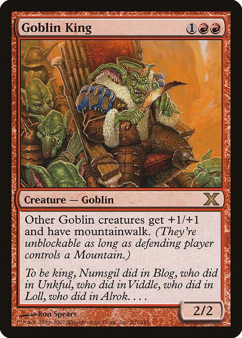 Goblin King (10E-R) Light Play