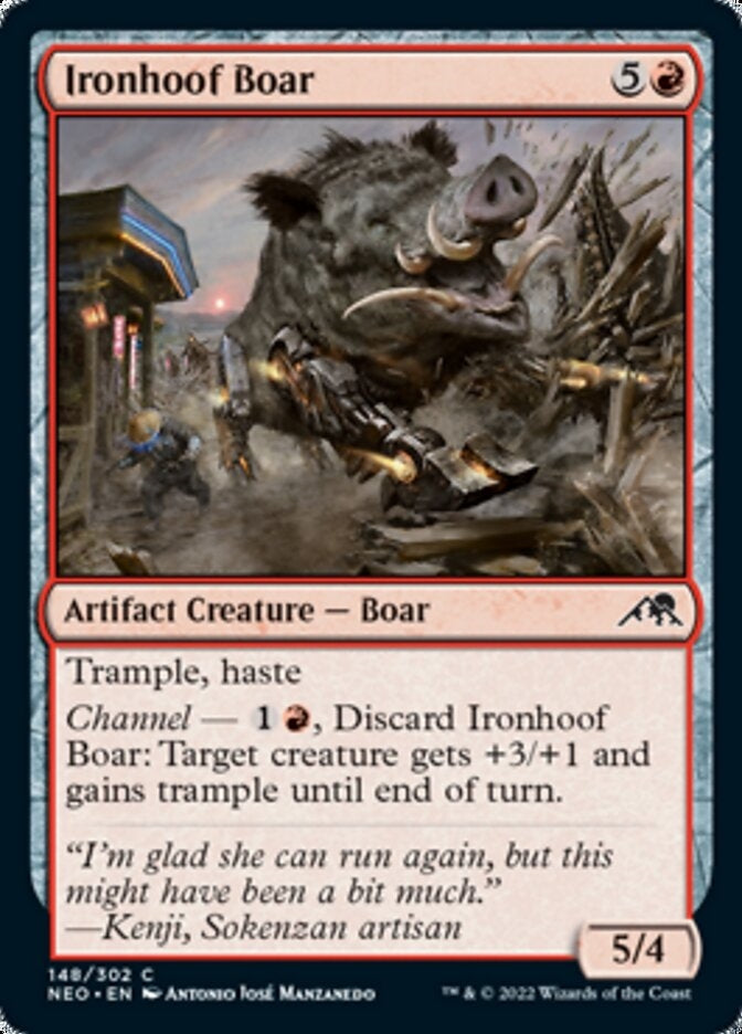 Ironhoof Boar [ #148/302 ] (NEO-C)