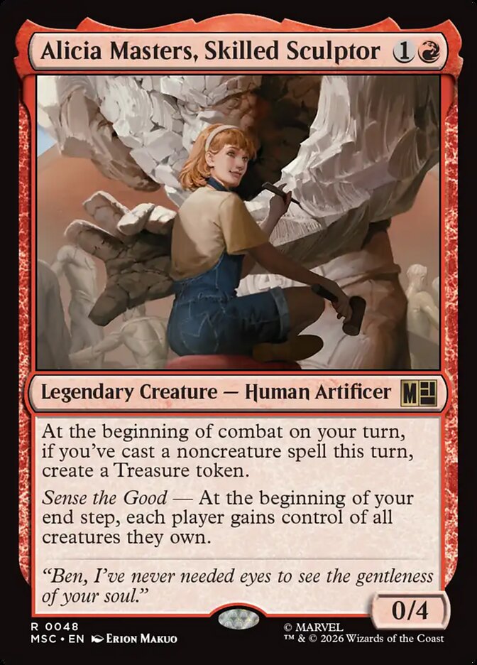 Alicia Masters, Skilled Sculptor [ #0048 ] (MSC-R)