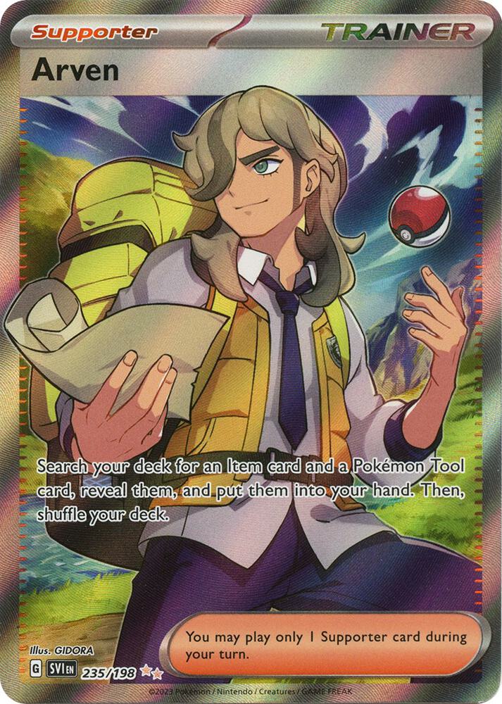 Arven - 235/198 (SV1) Ultra Rare - Light Play Holofoil