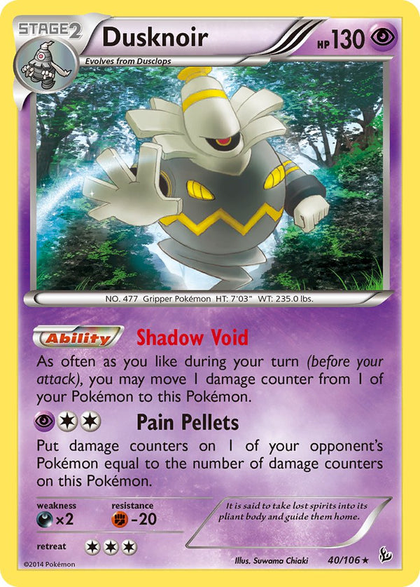 Dusknoir - 040/106 (FLF) Holo Rare - Near Mint Holofoil