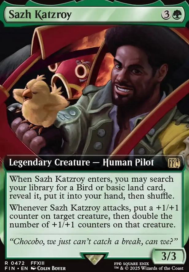 Sazh Katzroy [ #0472 Extended Art ] (FIN-R)