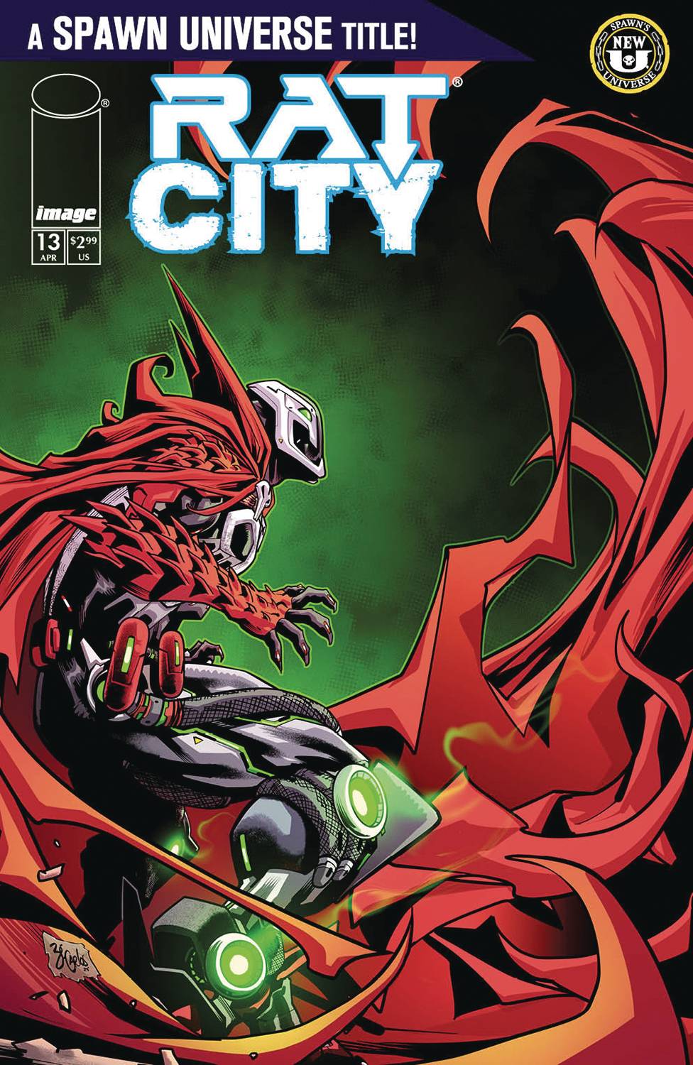 SPAWN RAT CITY #13 CVR A ZE CARLOS