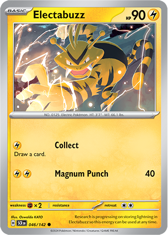 Electabuzz - 046/142 (SCR) Common - Near Mint