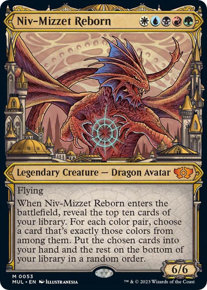 Niv-Mizzet Reborn [#0053 Showcase] (MUL-M-FOIL)