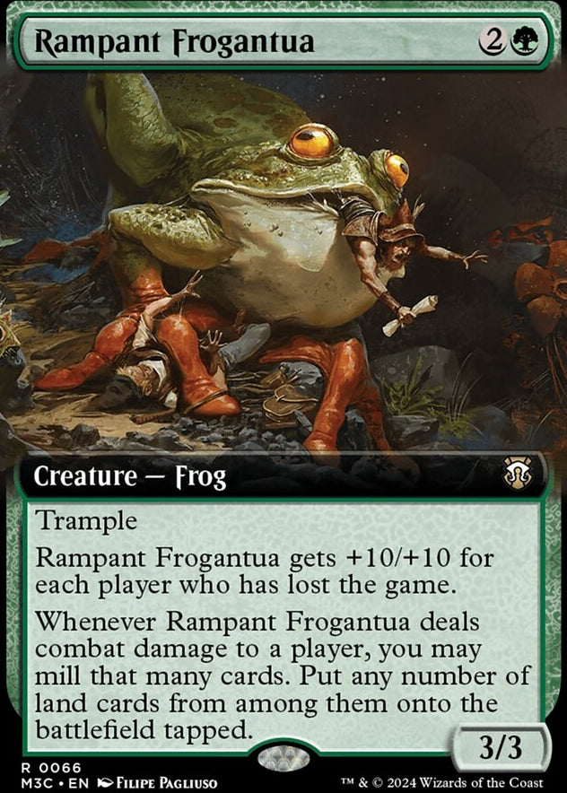 Rampant Frogantua [#0066 Extended Art] (M3C-R)