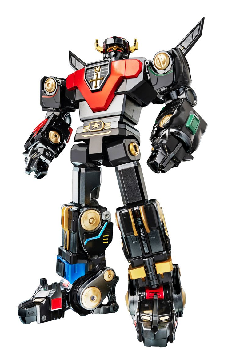 Voltron Black and Gold Edition Robo-DOU Action Figure - Entertainment Earth Exclusive