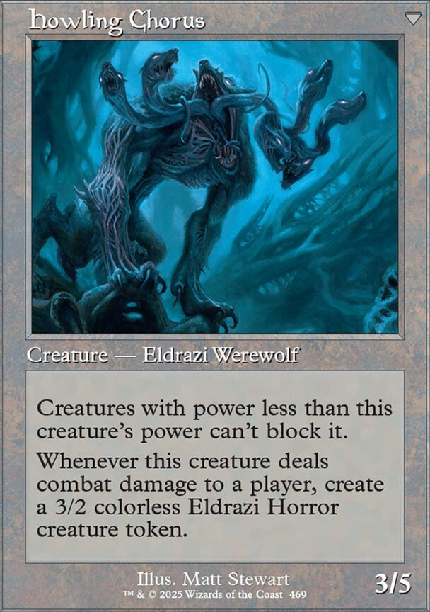 Shrill Howler // Howling Chorus [ #0469 Retro Frame ] (INR-U-FOIL)
