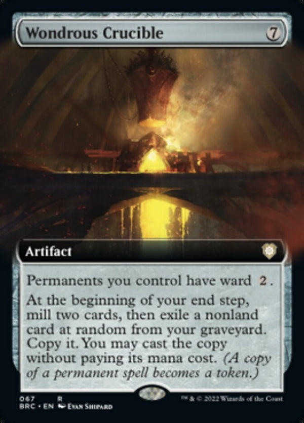 Wondrous Crucible [#67 Extended Art] (BRC-R)