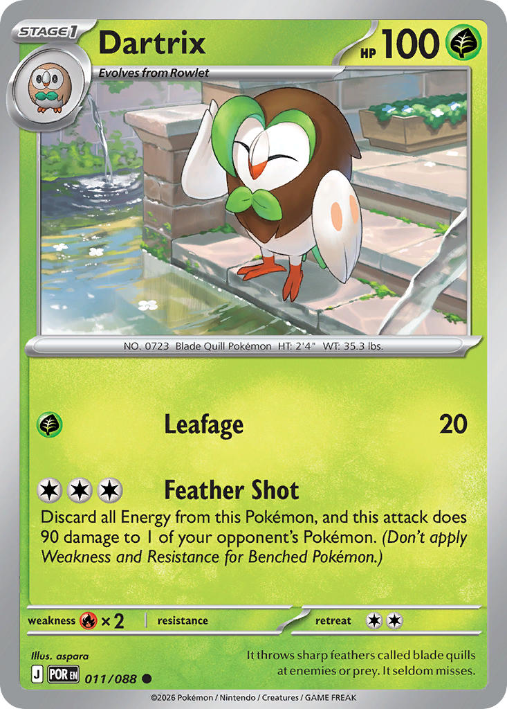 Dartrix - 011/088 (POR) Common