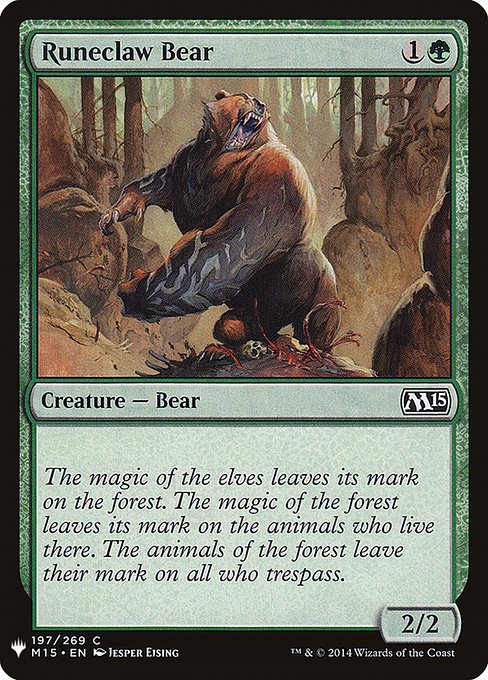 Runeclaw Bear [Mystery Booster #1320] (M15-C)