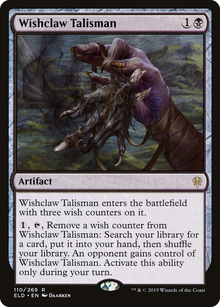 Wishclaw Talisman (ELD-R) - Moderate Play