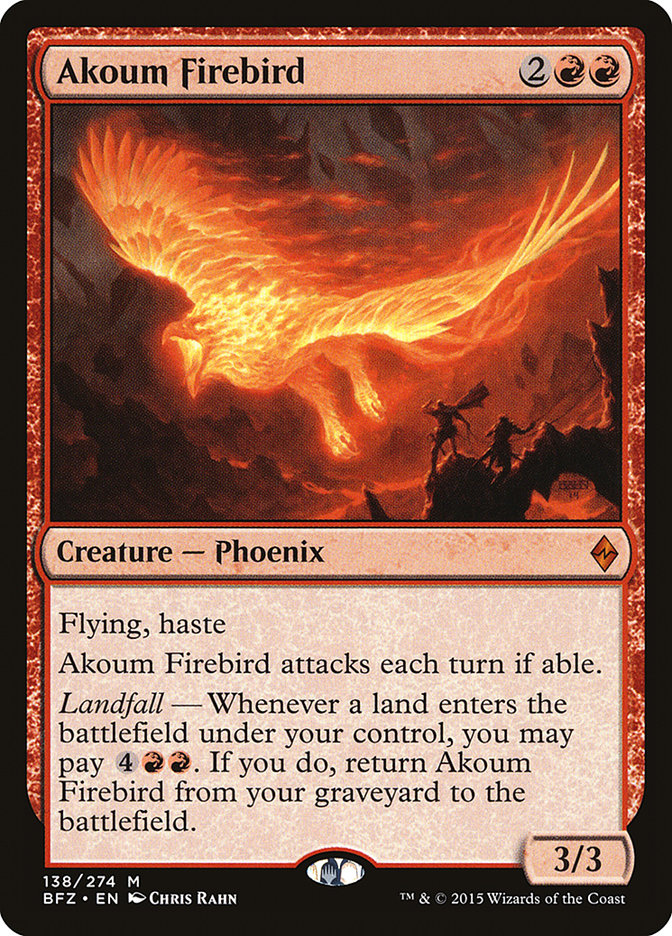 Akoum Firebird (BFZ-M-FOIL)