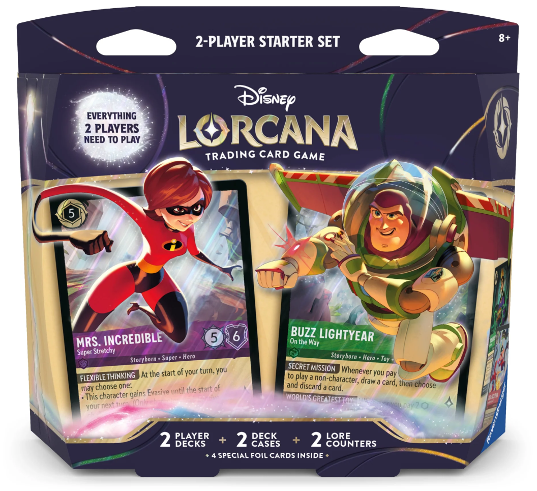 Lorcana TCG: 2-Player Starter Set - Elastigirl & Buzz Lightyear