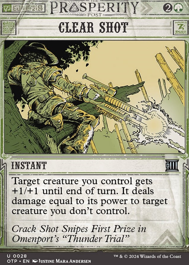 Clear Shot [#0028 Showcase] (OTP-U-FOIL)
