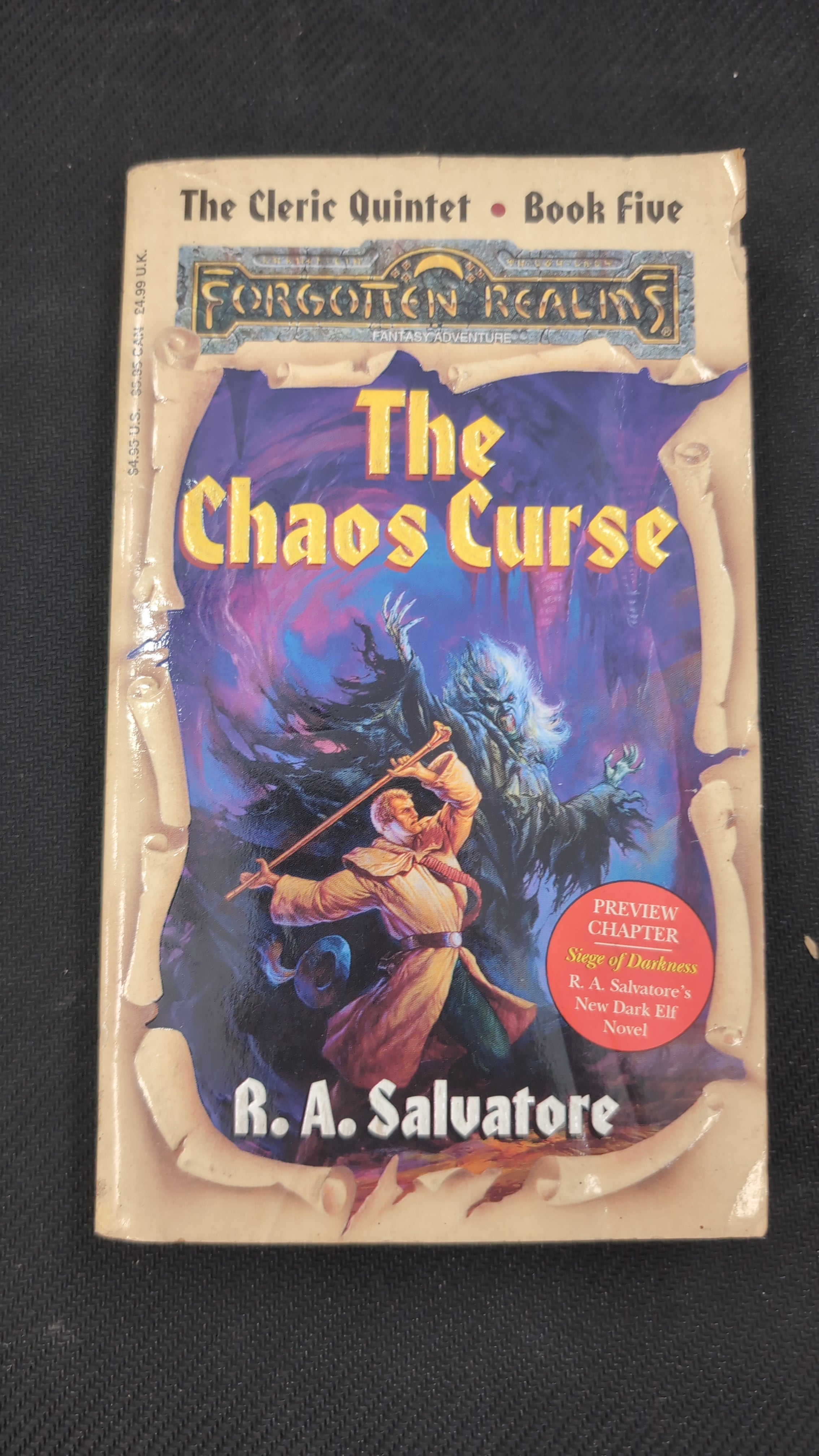 Forgotten Realms: The Chaos Curse - The Cleric Quintent Book V [ Paperback ] (USED)