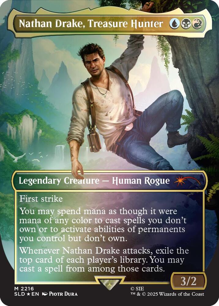 Nathan Drake, Treasure Hunter [ #2216 ] (SLD-M) Foil Near Mint