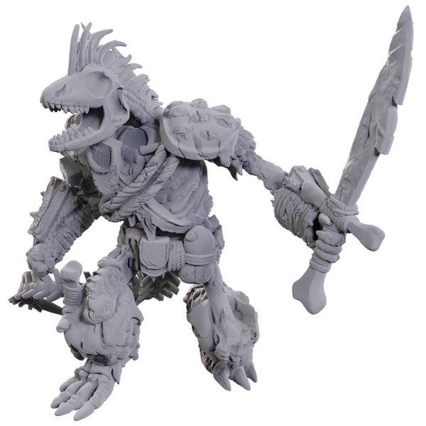 D&D: Nolzur's Marvelous Miniatures - Lizardfolk Skeleton (90117)