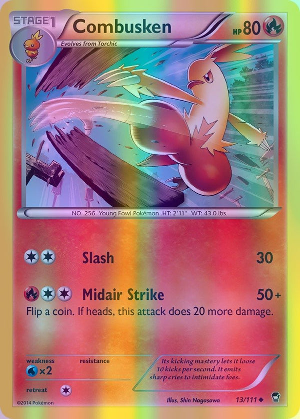 Combusken - 013/111 (FFI) Uncommon - Near Mint Reverse Holofoil