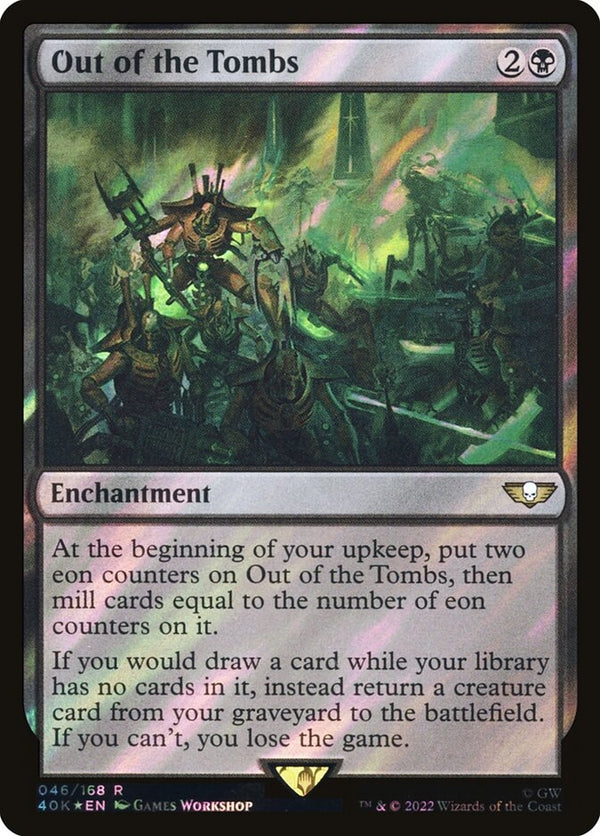 Out of the Tombs [#046 Surge Foil] (40K-R-FOIL)