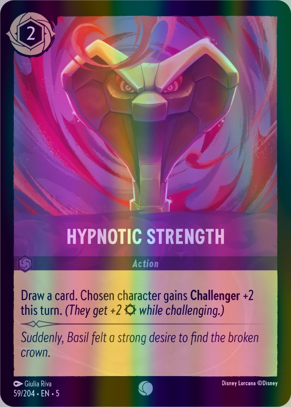 Hypnotic Strength (Shimmering Skies 059/204) Common - Near Mint Cold Foil