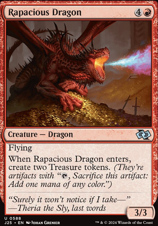 Rapacious Dragon [#0588] (J25-U)