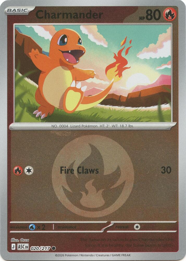 Charmander (Energy Symbol Pattern) - 020/217 (ASC) Common