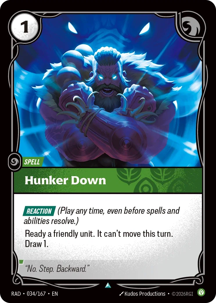 Hunker Down - 034/167 (RAD) Uncommon