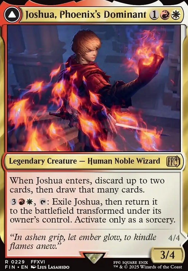 Joshua, Phoenix's Dominant // Phoenix, Warden of Fire [ #0229 ] (FIN-R)