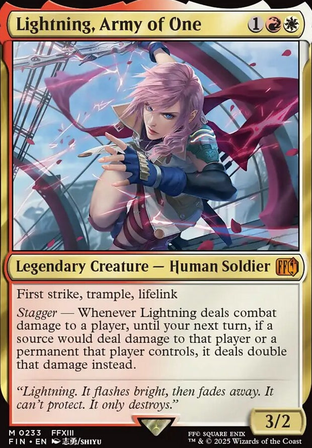 Lightning, Army of One [ #0233 ] (FIN-M)