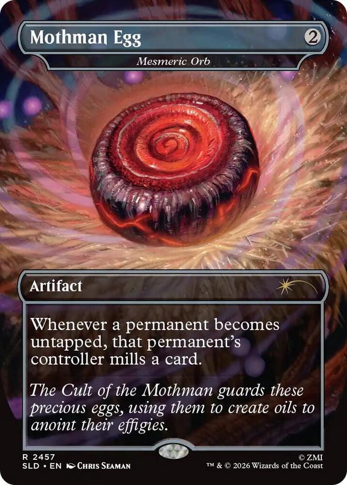 Mothman Egg - Mesmeric Orb [ #2457 ] (SLD-R-FOIL)