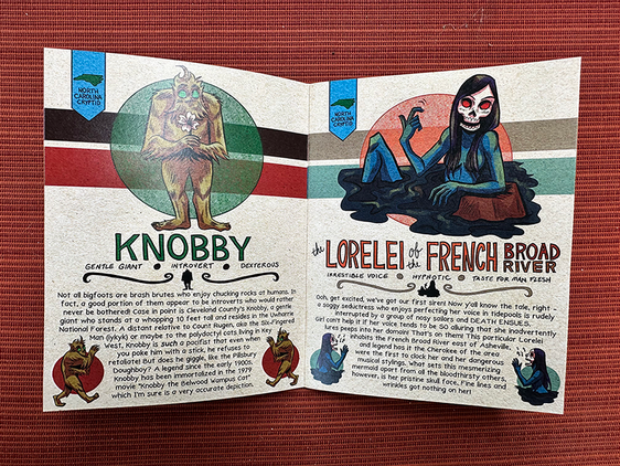 Cryptids North Carolina Booklet: Collection 1
