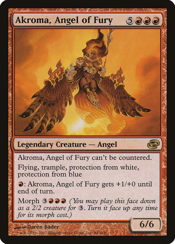 Akroma, Angel of Fury (PLC-R-FOIL)