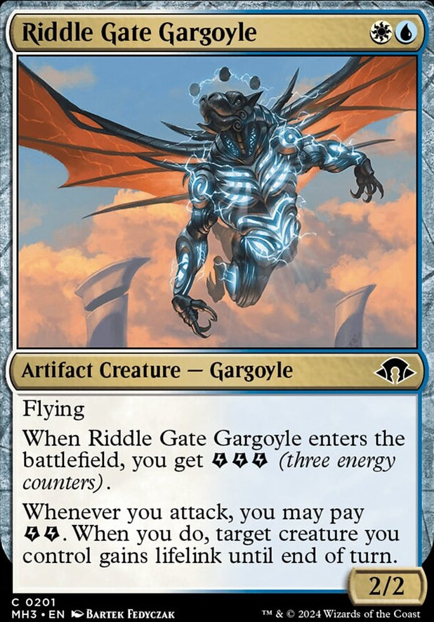 Riddle Gate Gargoyle [#0201] (MH3-C-FOIL)