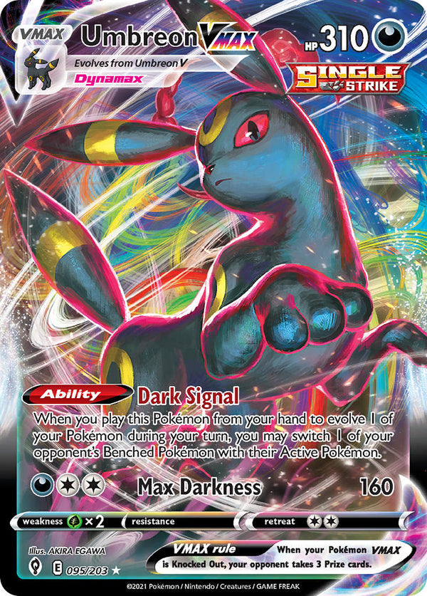 Umbreon VMAX - 095/203 (SWSH07) Ultra Rare - Near Mint Holofoil