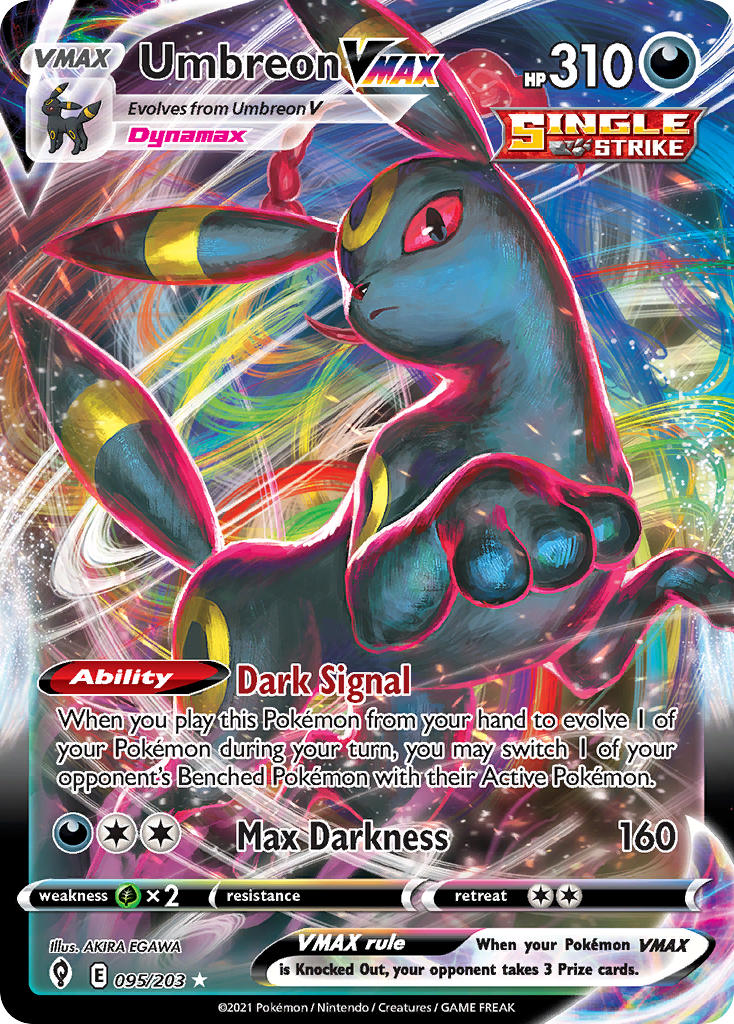 Umbreon VMAX - 095/203 (SWSH07) Ultra Rare - Near Mint Holofoil