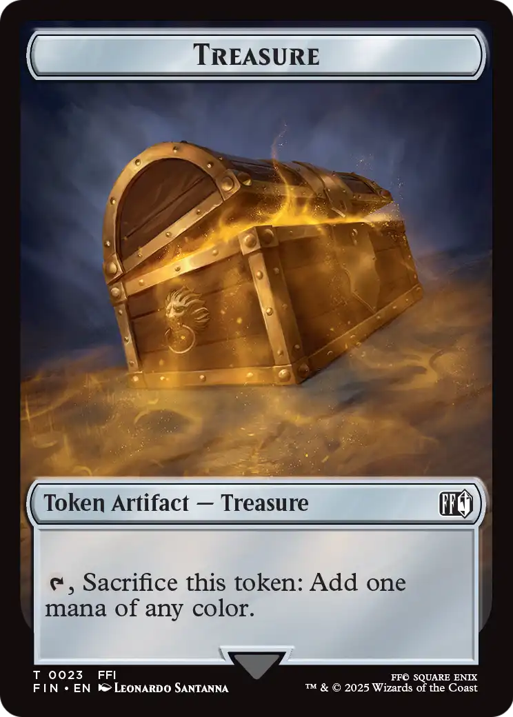 Treasure (#23) // Copy (#1) Double-Sided Token (FIN-T) Near Mint