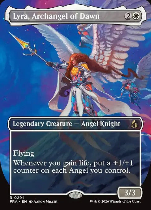 Lyra, Archangel of Dawn [ #0294 Borderless Echoed Pairs ] (FRA-R)