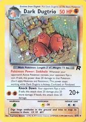 Dark Dugtrio - 06/82 (TR) Holo Rare - Moderate Play Unlimited Holofoil