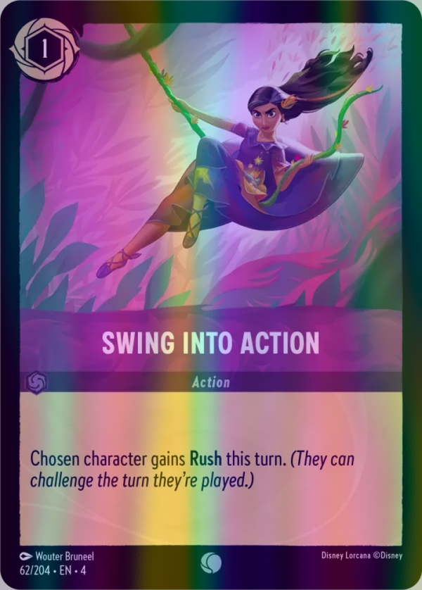 Swing into Action (Ursula's Return 062/204) Common - Near Mint Cold Foil