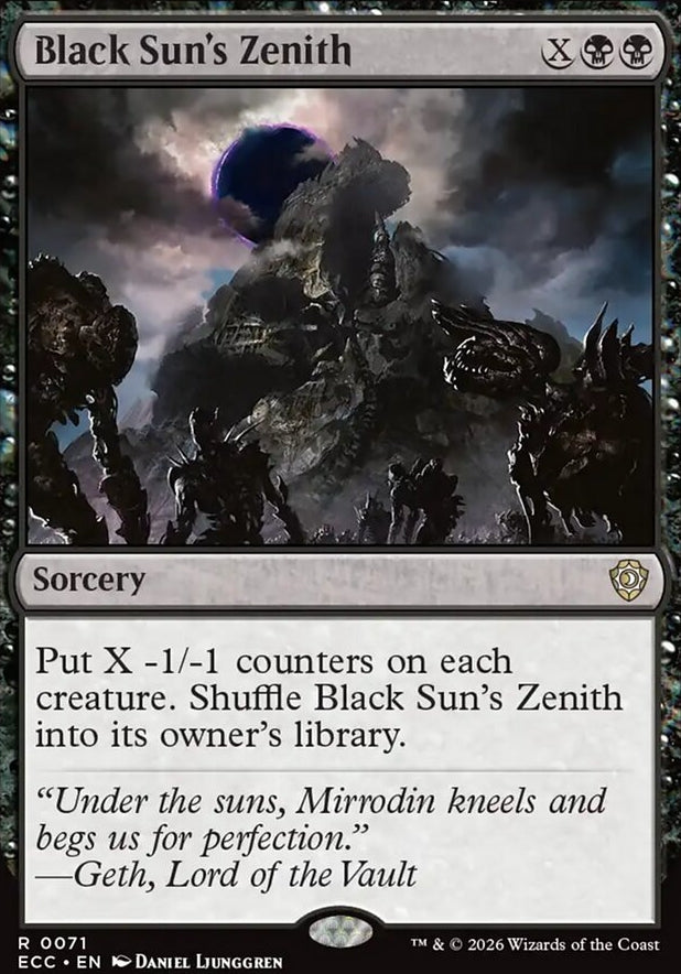 Black Sun's Zenith [ #0071 ] (ECC-R)