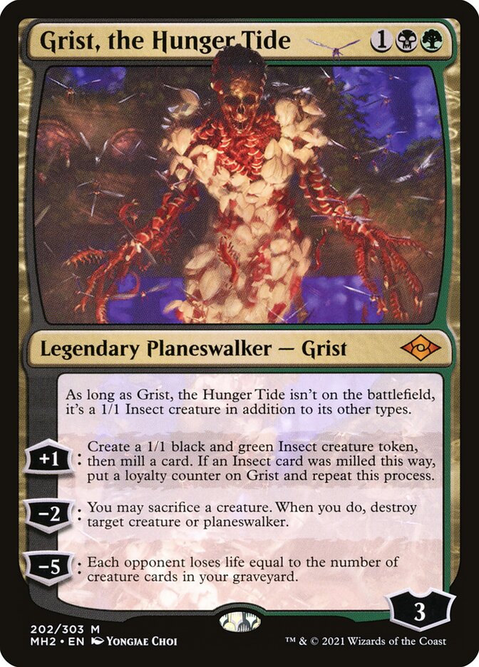 Grist, the Hunger Tide (MH2-M) Moderate Play