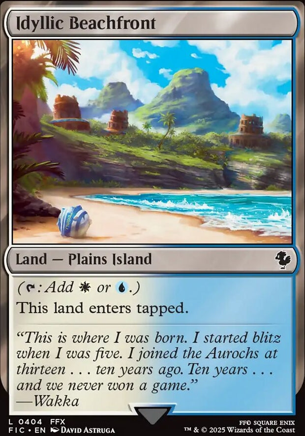 Idyllic Beachfront [ #0404 Surge Foil ] (FIC-L)