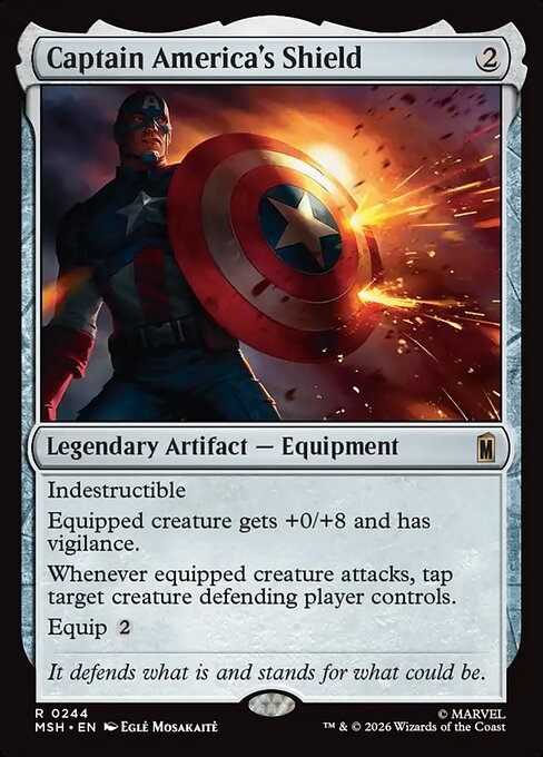 Captain America's Shield [ #0244 ] (MSH-R)