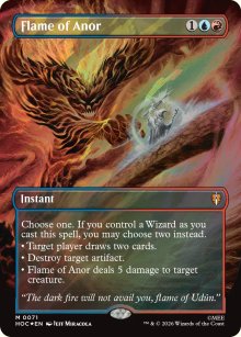 Flame of Anor [ #0071 Borderless Surge Foil ] (HOC-M)