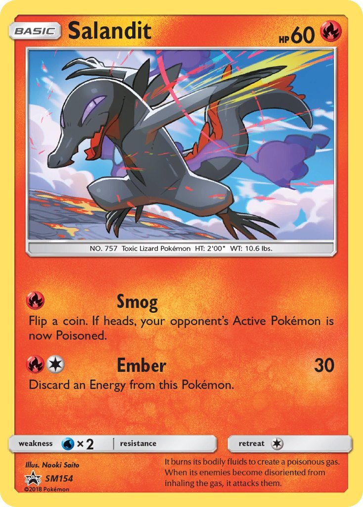 Salandit - SM154 (SM:PR) Promo - Near Mint Holofoil