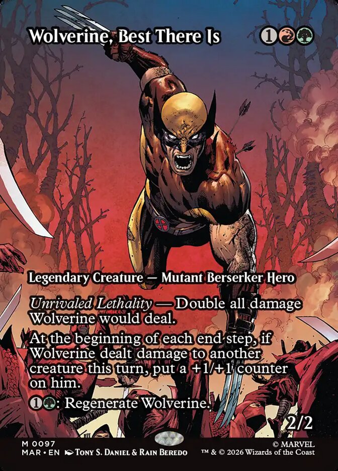 Wolverine, Best There Is [ #0097 Borderless ] (MAR-M)